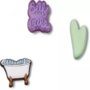 Crocs Galleria Crocs Headquarters Accessories Ultimate Self Care 3 Pack Gbitz 1001142 shuffle/one sizefree