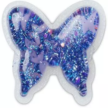 Crocs Galleria Crocs Headquarters Accessory Purple Squishy Butterfly Jibbitz 10013312 shuffle/one sizefree