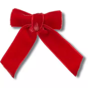 Crocs Galleria Crocs Headquarters Accessory Red Velvet Bow Gibbitz 10013834 shuffle/one sizefree