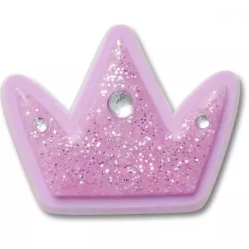 Crocs Galleria Crocs Headquarters Аксессуар Маленькая фиолетовая блестящая корона Gbitz 10014 shuffle/one sizefree