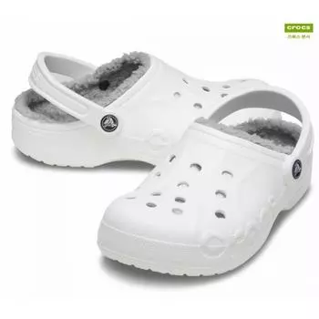 Crocs Galleria Crocs Headquarters Baya Lined Clog White 205969 11h white/230