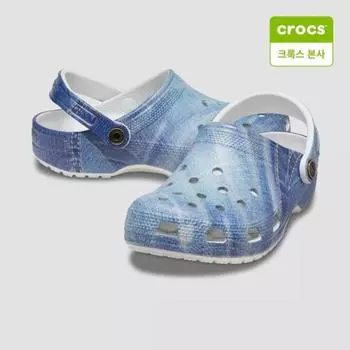 Crocs Galleria Crocs Headquarters Classic Denim Clogs 210402 1nk 1NK Moonlight/M10W12