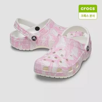 Crocs Galleria Crocs Headquarters Classic Duke Print Clogs 210003 6wy 6WY pink tweed/M6W8