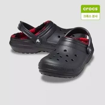 Crocs Galleria Crocs Headquarters Classic Lined Buff Check Clog 210738 0 001 black/M5W7