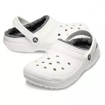 Crocs Galleria Crocs Headquarters Classic Lined Clog White 203591 10m white/230