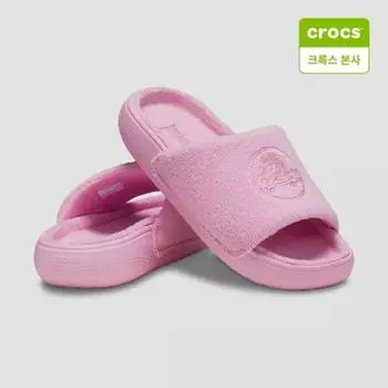 Crocs Galleria Crocs Headquarters Classic Towel Slide 209962 6wy 6WY pink tweed/M3W5