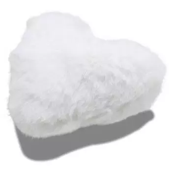 Crocs Galleria Crocs Headquarters Fuzzy White Heart 10013977 shuffle