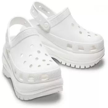 Crocs Galleria Crocs Headquarters Public Classic Mega Crush Clog 207988 100Classic Meg white/230