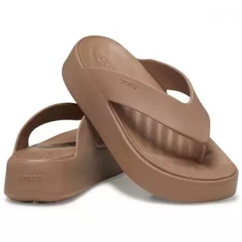 Crocs Galleria Crocs Headquarters Public Getaway Platform Flip 209410 2q9 dark brown/260