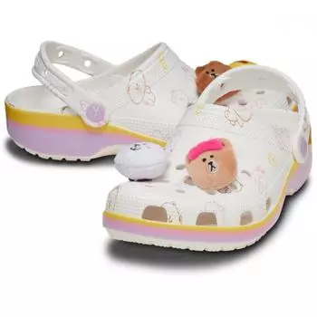 Crocs Galleria Crocs Headquarters Public Line Friends Classic Clog 209480 100 white/260
