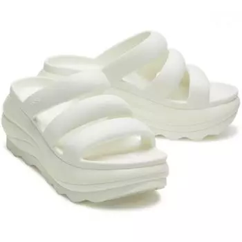 Crocs Galleria Crocs Headquarters Public Mega Crush Triple STrap 209842 0wvMegaCrush Tr white/250