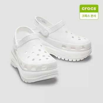 Crocs Galleria Crocs Headquarters Public Mega Crush Clog Whi 207988 100 white/260