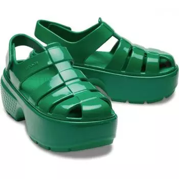 Crocs Galleria Crocs Headquarters Public Stomp Fisherman Hi sHine сандалии 210057 3wh painted/220