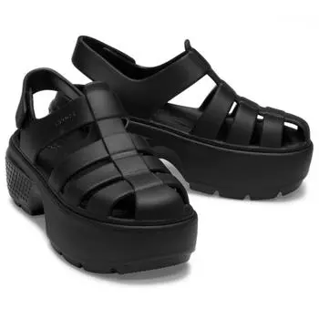 Crocs Galleria Crocs Headquarters Public Stomp Fisherman Sandals 209938 001Stomp Fisherman black/250