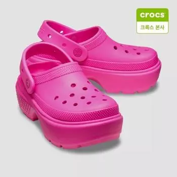 Crocs Galleria Crocs Headquarters Stomp Clog 209347 6tw 6TW pink crush/M4W6