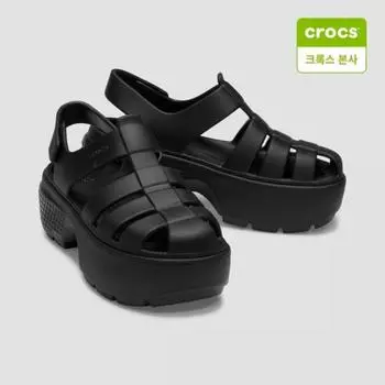 Crocs Galleria Crocs Headquarters Stomp Fisherman Sandals 209938 001 001 black/M6W8