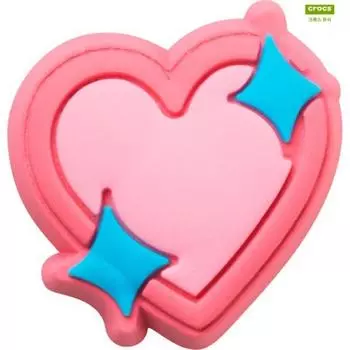 Crocs Galleria Crocs Twinkle Pink Heart Zibbitz 10009354 shuffle