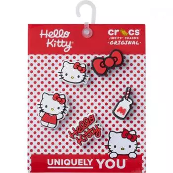 Crocs Gbitz 10012664 Hello Kitty 5pck FREE