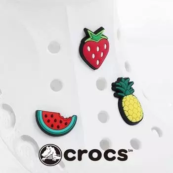 Crocs Genuine Crocs Fruit Set Of 3 Gibbitz 10007500:1
