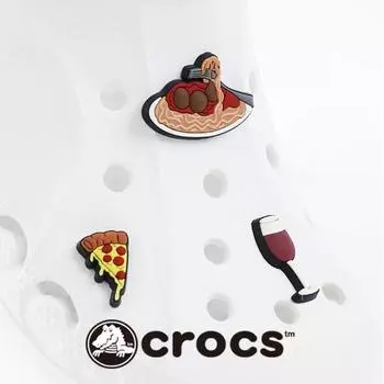 Crocs Genuine Crocs Italian Food Set Of 3 Gibbitz 10008628:1