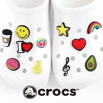 Crocs Genuine Crocs ZiBBitz Charm B Set 01.smiley 10006991:1