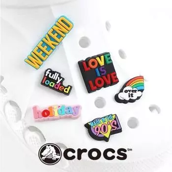 Crocs Genuine Crocs Zibbitz Charm F Set 01.Fully Loaded10008188:1