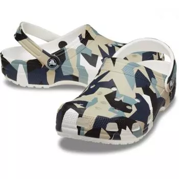Crocs Geo Camo Clogs White Multi 211009 94s M5W7(240mm)
