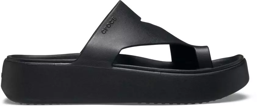 Crocs Getaway Платформа Носок 25 Черный Петля, см, Женский, чёрный