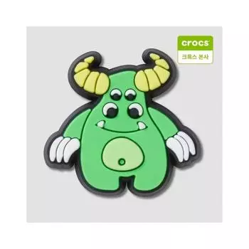 Crocs Green Horn Monster Zibbitz Charm 10013748 onefree