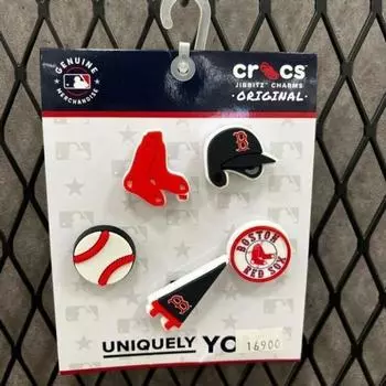 Crocs Hc02 Бостон Ред Сокс JiBBitz Бостон Ред Сокс JiBBitz 5pck B Color mix/FF (free)