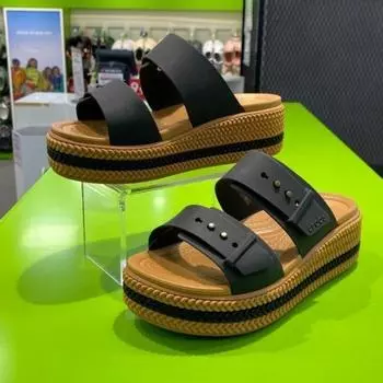 Crocs Hc02 Brooklyn плетеная пряжка 209978 001 black/W5/220