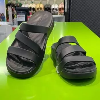 Crocs Hc02 Getaway Strappy Sandals 209587 001 black/W5/220