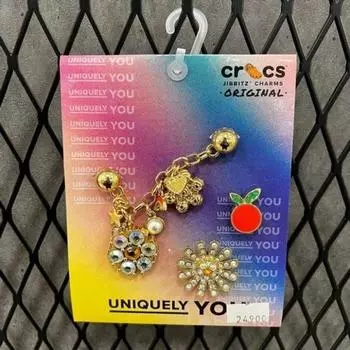 Crocs Hc02 Jibbitz Everything Nice Gem 5 Pack Jibbitz Everthing Nice Gem Mi Multi-color/ONE SIZE (OS)