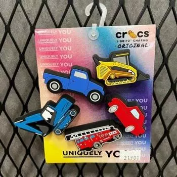 Crocs Hc02 JiBBitz Led Car Truck 5 Pack JiBBitz Lightsup Cars Trucks 5pck B MULTI-COLOR/ONE SIZE