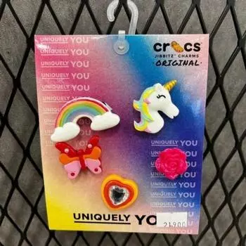 Crocs Hc02 Jibbitz Пластик Фантастический 5 шт Jibbitz Пластик Фантастический Белый MULTI-COLOR/ONE SIZE