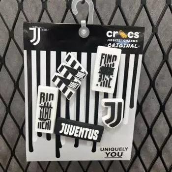 Crocs Hc02 Juventus 5 Pack Bundle Jibbitz Juventus 5pck Bundle 100 Color mix/FF (free)