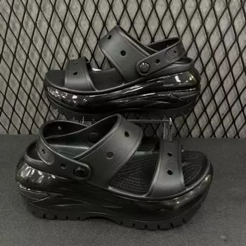 Crocs Hc02 Mega Crush Sandal W Mega Crush Sandal Women 8 black 001/220