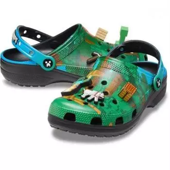 Crocs Hc02 Minecraft Classic Clogs Unisex Detachable Minecraft MULTI/M5W7/240