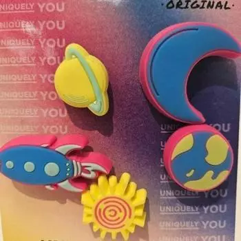 Crocs Hc04 Lights Up Neon Planets 5pack 10012102 Multi/5pack