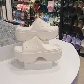 Crocs Hc06 Stomp Slide Stomp Slide 209346 0wv White/M3W5 (220)