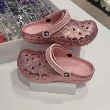 Crocs Hc06 Vaya Glitter Clog Baya Glitter Clog 205925 606 Pink/M4W6 (230)