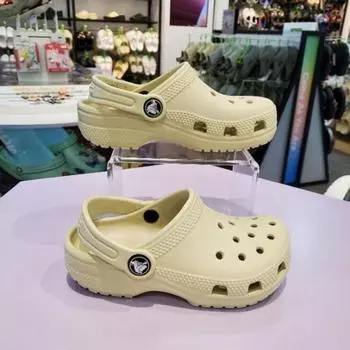 Crocs Hc14 Crocs Classic Clog Toddler Kids Sandals Bone 206990 2y2 Bone/120