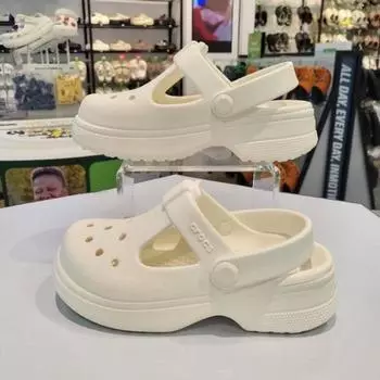 Crocs Hc14 Crocs Classic Mary Jane Kids Chalk 210615 0wv chalk/175