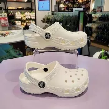 Crocs Hc14 Crocs Kids Classic Clog Toddler Kids Sandals White 206990 100 white/130