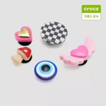 Crocs Headquarters Mix And Match Acrylic Set Of 5 Mix & Match Acrylic Set of 5 (10010201)