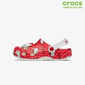 Crocs Hello Kitty красные классические детские сабо 210576 90ч 90H/175