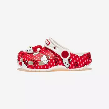 [Crocs] Hello Kitty Red Classic Clog Toddler, CRS210577, 1010113129, Popular Korean Shoes 165