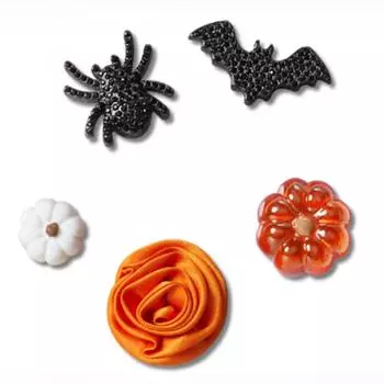 Crocs Hide Eek Halloween Zibbitz Set Of 5 10013917 FREE
