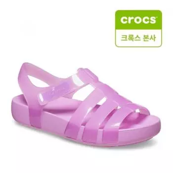 Crocs Isabella Junior Kids Jelly Shoes Sandals Slippers 209837 6wq purple/C13(190mm)