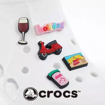 Crocs Jet Setter Set Of 5 Gibbitz 10008706/1